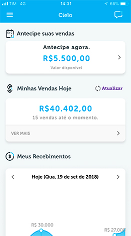 Tela inicial
