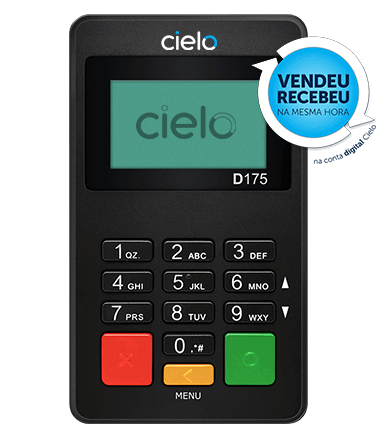 Cielo Mini Zip - Vendeu recebeu na mesma hora, na conta digital Cielo