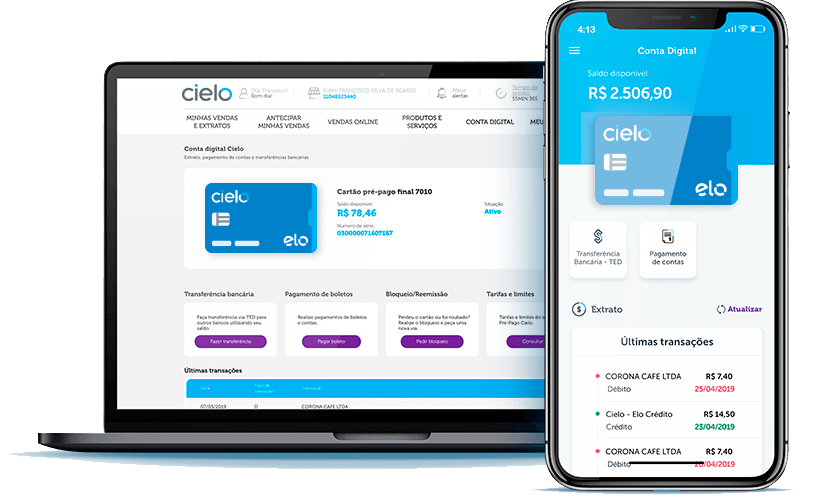 Conta digital: conta e cartão grátis para você | Cielo