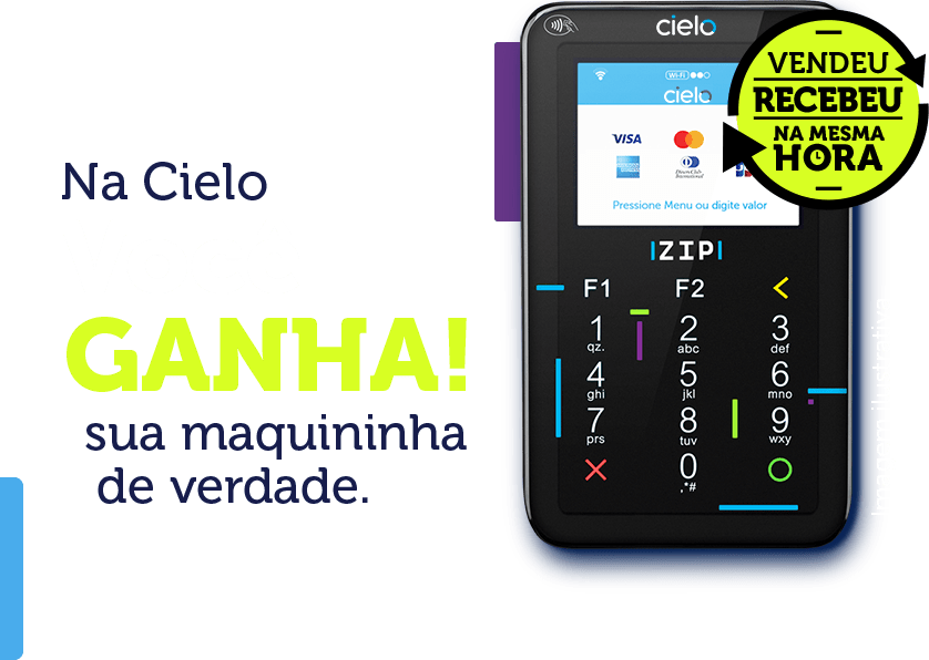 Máquina de Cartão Cielo ZIP