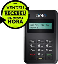 A sua primeira maquininha da Cielo