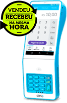 Maquininha de cartão Cielo Lio – com sistema de gestão grátis