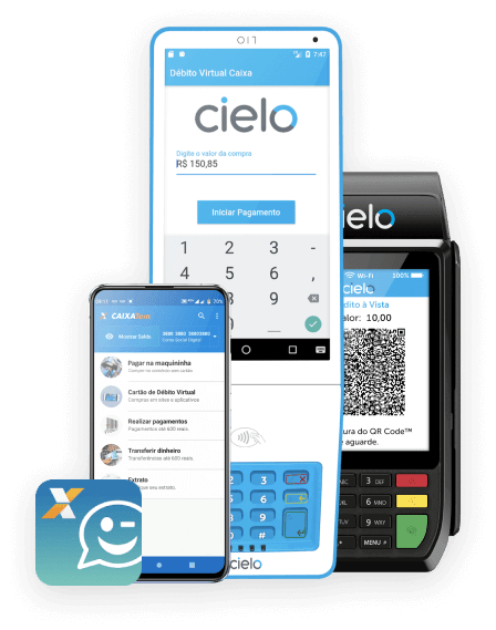 Auxílio Emergencial disponível nas maquininhas Cielo Flash, Cielo Lio e no aplicativo mobile