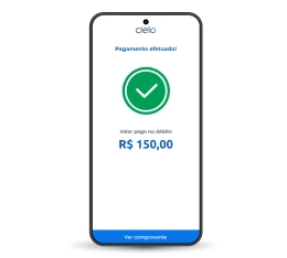 Celular com Cielo Tap