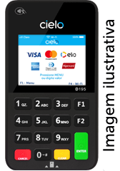 Cielo ZIP Maquininha de cartão Cielo ZIP - não precisa de celular e tem 3G e Wi-fi