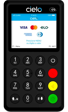 Maquininha de cartão Zip - Frente